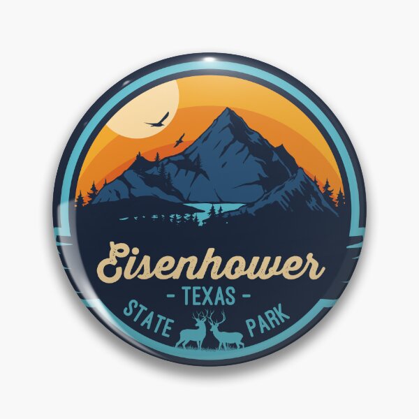 Item preview, Eisenhower State Park Texas Vacation TX Souvenir Badge designed and sold by mountainfad.
