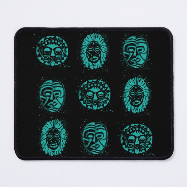 Item preview,  light green set of 3 witchdoctor masks designed and sold by Anomalypark.