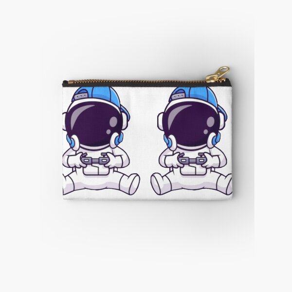 Item preview,   Cute astronaut gaming carrying a joystick cartoon designed and sold by BEAUTY ⭐⭐⭐⭐⭐.