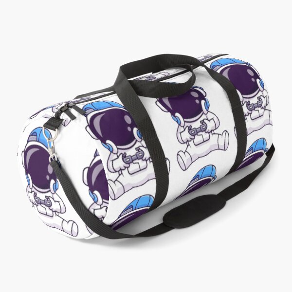 Item preview,   Cute astronaut gaming carrying a joystick cartoon designed and sold by BEAUTY ⭐⭐⭐⭐⭐.