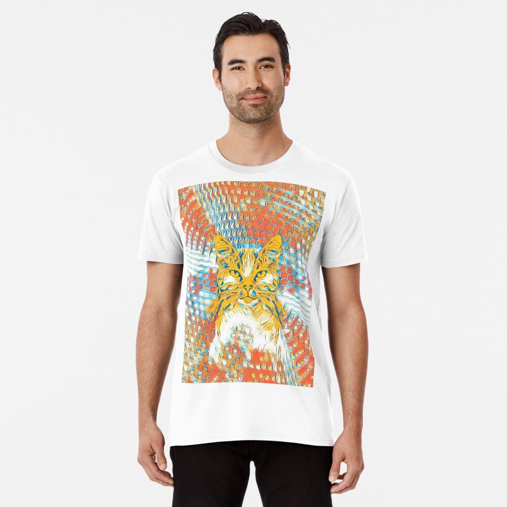 Yellow Cat Premium T-Shirt