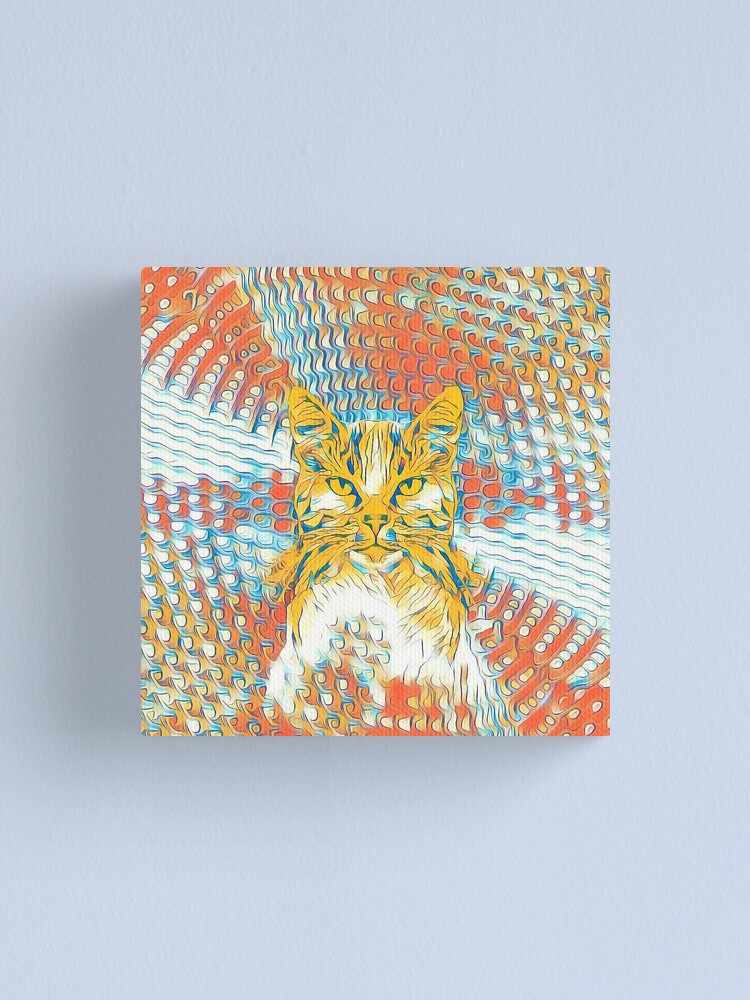 Alternate view of Yellow Cat Canvas Print