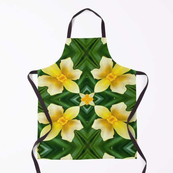 Item preview, Lindo patrón de flores amarillas designed and sold by Patternflower.