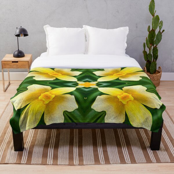 Aperçu de l'œuvre Joli motif de fleurs jaunes créée et vendue par Patternflower.