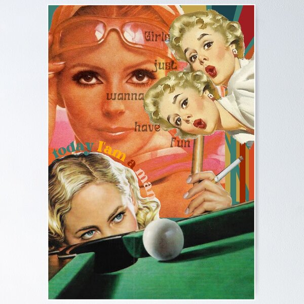 Item preview, Girls just wanna have fun designed and sold by prettyfemme.