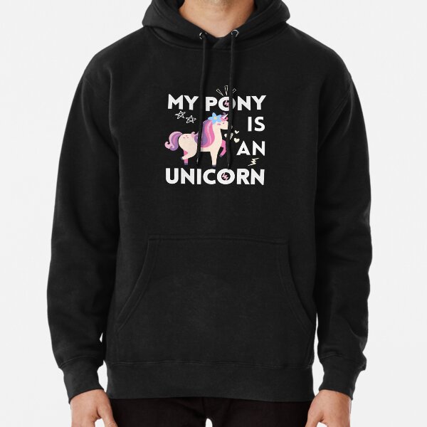 Harlow And Popcorn Merch Popcorn The Pony Pullover Hoodie for