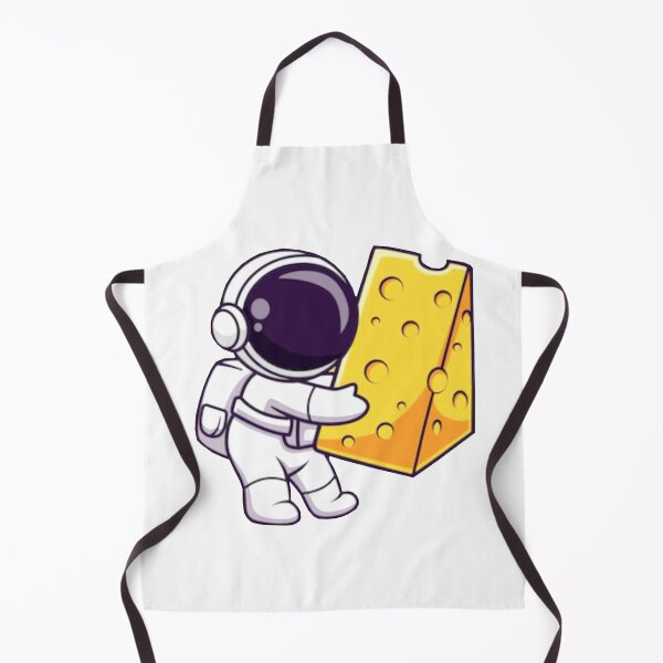 Item preview, Cute astronaut carrying cheese cartoon designed and sold by BEAUTY ⭐⭐⭐⭐⭐.