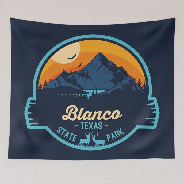 Item preview, Blanco State Park Texas Vacation TX Souvenir Badge designed and sold by mountainfad.