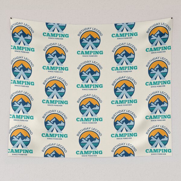 Item preview, Camping Birthday Legend designed and sold by Pearl67.