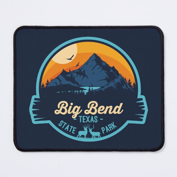 Item preview, Big Bend State Park Texas Vacation TX Souvenir Badge designed and sold by mountainfad.