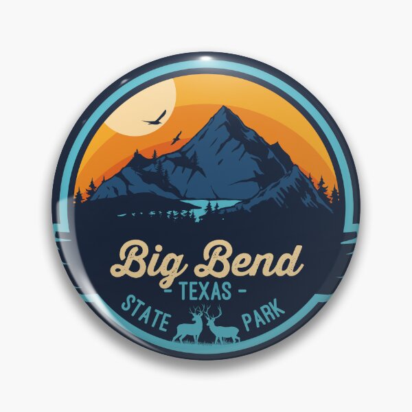 Item preview, Big Bend State Park Texas Vacation TX Souvenir Badge designed and sold by mountainfad.