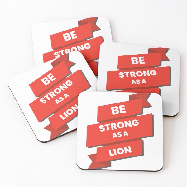 Item preview, Be strong as a lion designed and sold by earth wings.