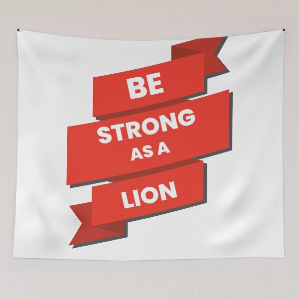 Item preview, Be strong as a lion designed and sold by earth wings.