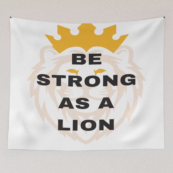 Item preview, Be strong as a lion designed and sold by earth wings.