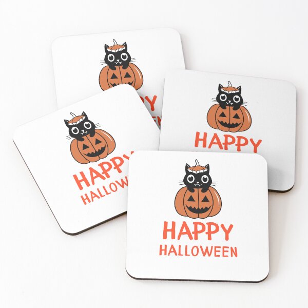 Item preview, Happy Halloween Pumpkin Cute Black Cat Design designed and sold by WBP Mart.