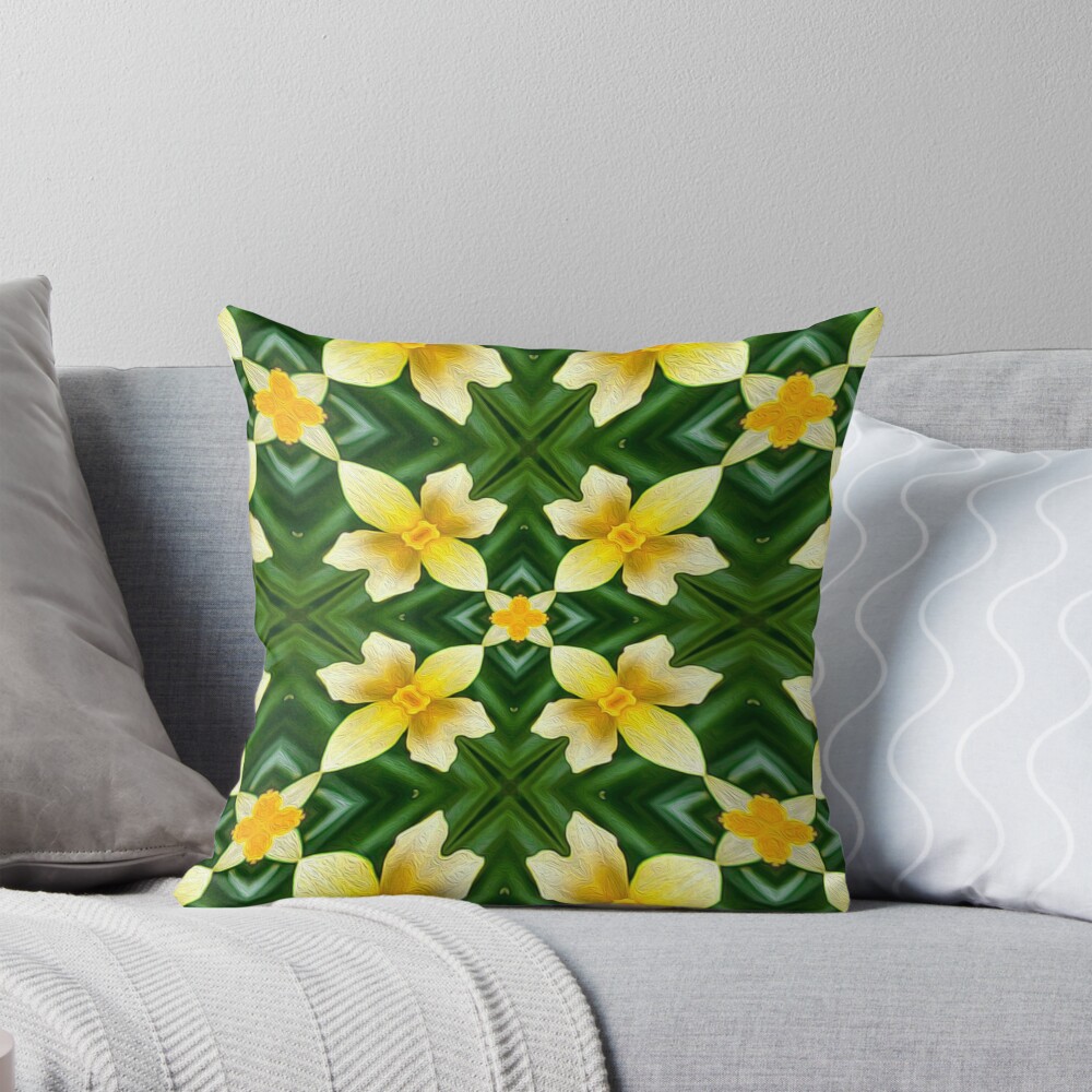 Item preview, Throw Pillow designed and sold by Patternflower.
