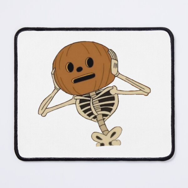 Item preview, Skeleton pumpkin head designed and sold by tasshop.
