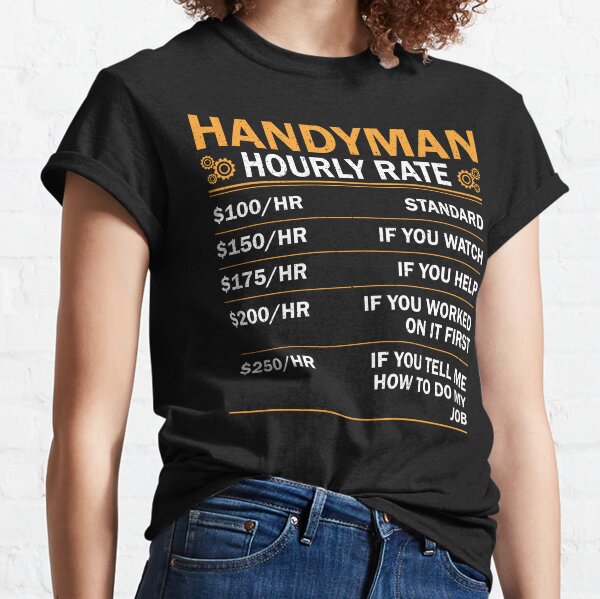 Carpenter Hourly Rates T Shirt - Limotees