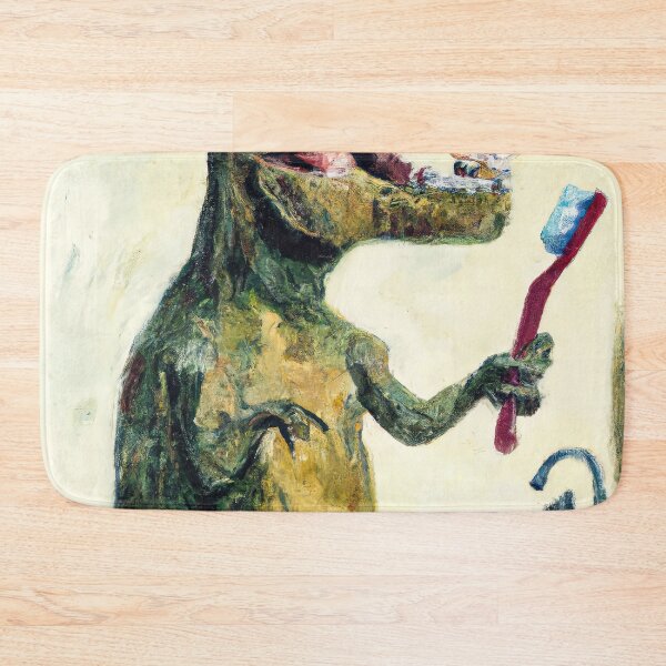 Item preview, T-Rex Brushing Teeth designed and sold by shiitakicats.