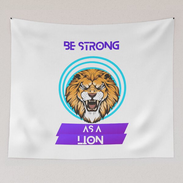 Item preview, Be strong as a lion designed and sold by earth wings.