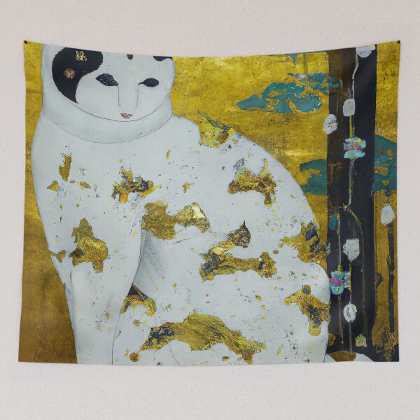 Item preview, The Golden Cat designed and sold by shiitakicats.