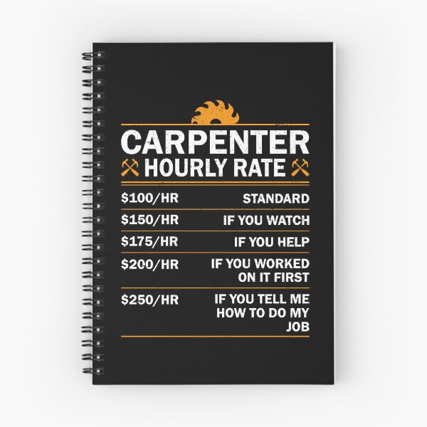 Item preview, Carpenter Hourly Rate Funny Vintage Mens & Womens designed and sold by decentwearstore.