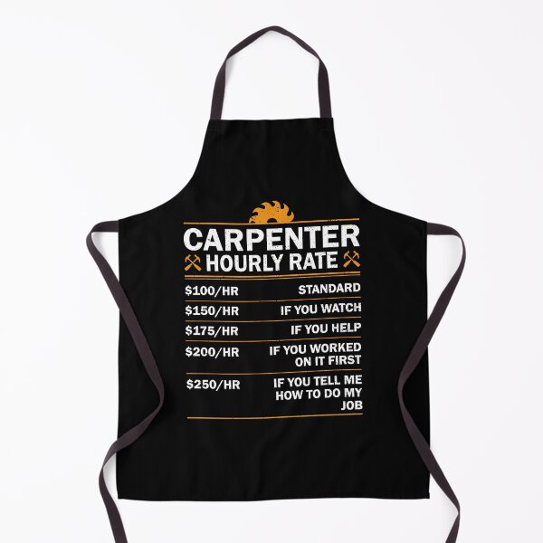 Item preview, Carpenter Hourly Rate Funny Vintage Mens & Womens designed and sold by decentwearstore.