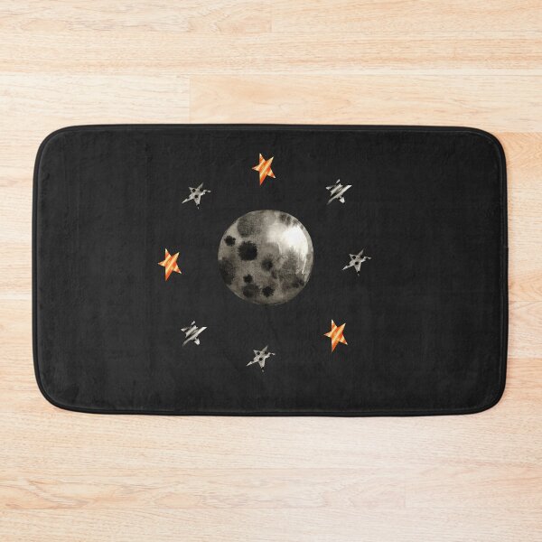 Item preview, Full moon watercolor  designed and sold by pinkyfish1010.