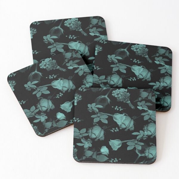 Item preview, Blue Aesthetic Bloom Flower pattern Dark ver. designed and sold by wSmileFlowerw.