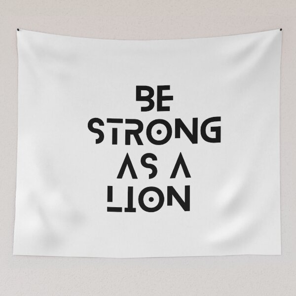 Item preview, Be strong as a lion designed and sold by earth wings.