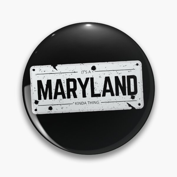 Item preview, Its a MARYLAND kinda thing number plate distressed designed and sold by 133DandC.