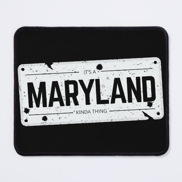 Item preview, Its a MARYLAND kinda thing number plate distressed designed and sold by 133DandC.