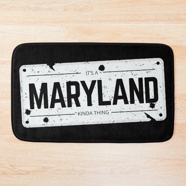 Item preview, Its a MARYLAND kinda thing number plate distressed designed and sold by 133DandC.