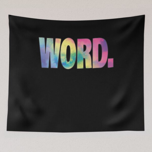 Item preview, A Design That Says Word Rainbow That Says Word Use This Design To Testify The Word Pun Typography designed and sold by Countrysmart.
