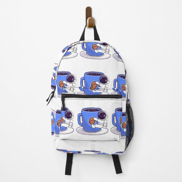 Item preview,  Cute astronaut hugging a cup of coffee cartoon designed and sold by BEAUTY ⭐⭐⭐⭐⭐.