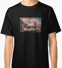 Camiseta clásica PERFORADA ME GUSTA MI DINERO / RIHANNA