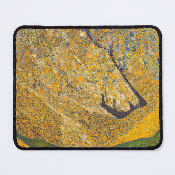 Item preview, Golden Yellow and Blue Mountain Peak designed and sold by shiitakicats.