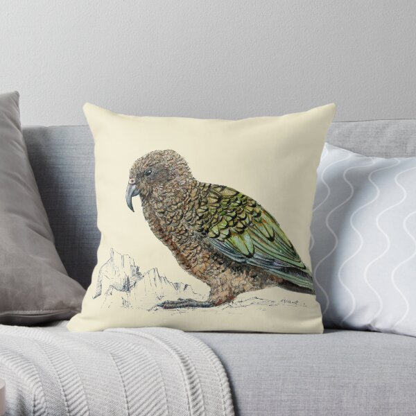 Kea, Papagei von Neuseeland Dekokissen