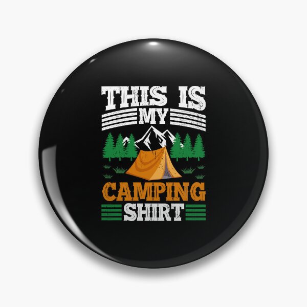 Item preview, This Is My Camping Shirt Outdoor Tent Wilderness Glamper designed and sold by haselshirt.