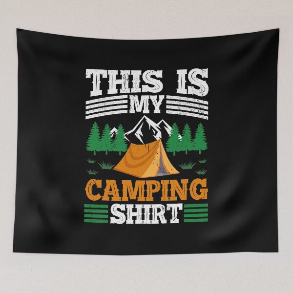 Item preview, This Is My Camping Shirt Outdoor Tent Wilderness Glamper designed and sold by haselshirt.