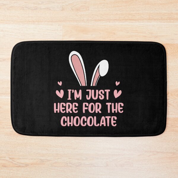 Item preview, I'm Just Here For The Chocolate Funny Easter Bunny designed and sold by haselshirt.