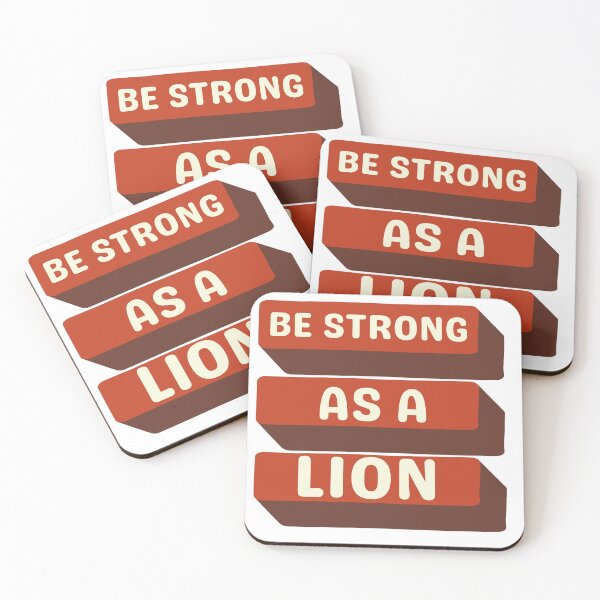 Item preview, Be strong as a lion designed and sold by earth wings.