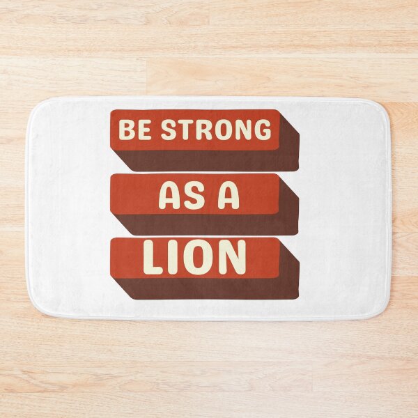 Item preview, Be strong as a lion designed and sold by earth wings.