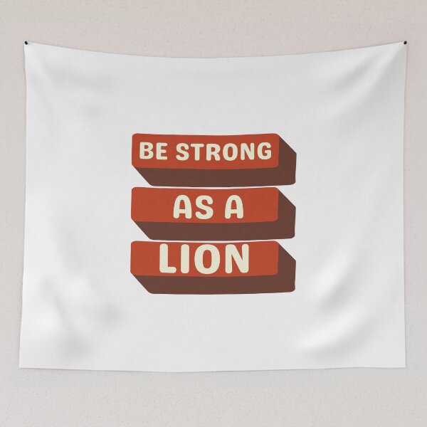 Item preview, Be strong as a lion designed and sold by earth wings.