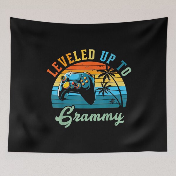 Item preview, Leveled Up to Grammy Birth Announcement designed and sold by dolsy-store.