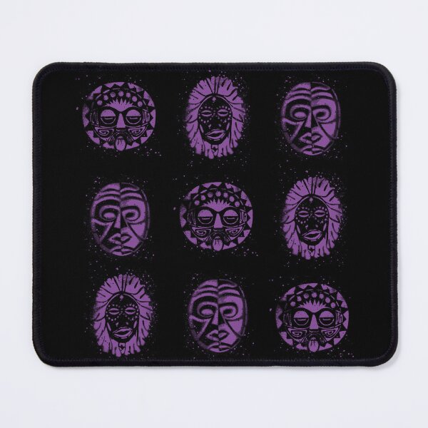 Item preview, set of 3 purple Shaman masks designed and sold by Anomalypark.