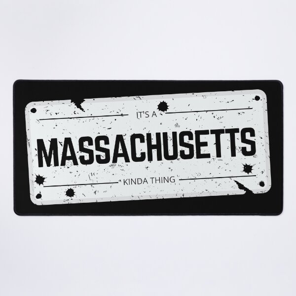 Item preview, Its a MASSACHUSETTS kinda thing number plate distressed designed and sold by 133DandC.