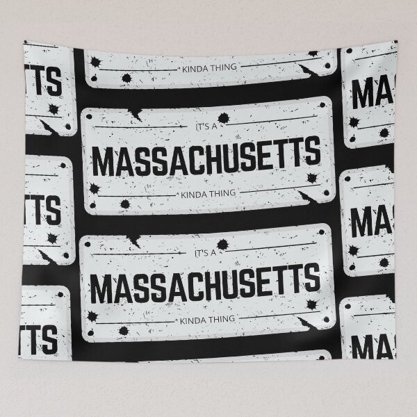 Item preview, Its a MASSACHUSETTS kinda thing number plate distressed designed and sold by 133DandC.