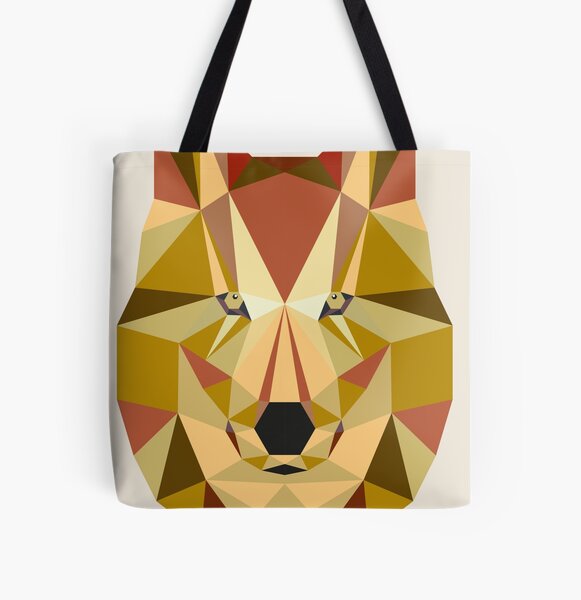 Wolf 01 Allover-Print Tote Bag