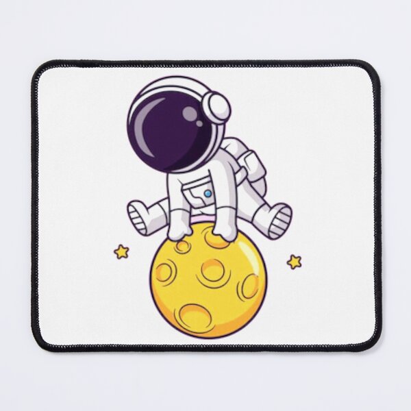 Item preview,   Cute astronaut jumping moon cartoon designed and sold by BEAUTY ⭐⭐⭐⭐⭐.